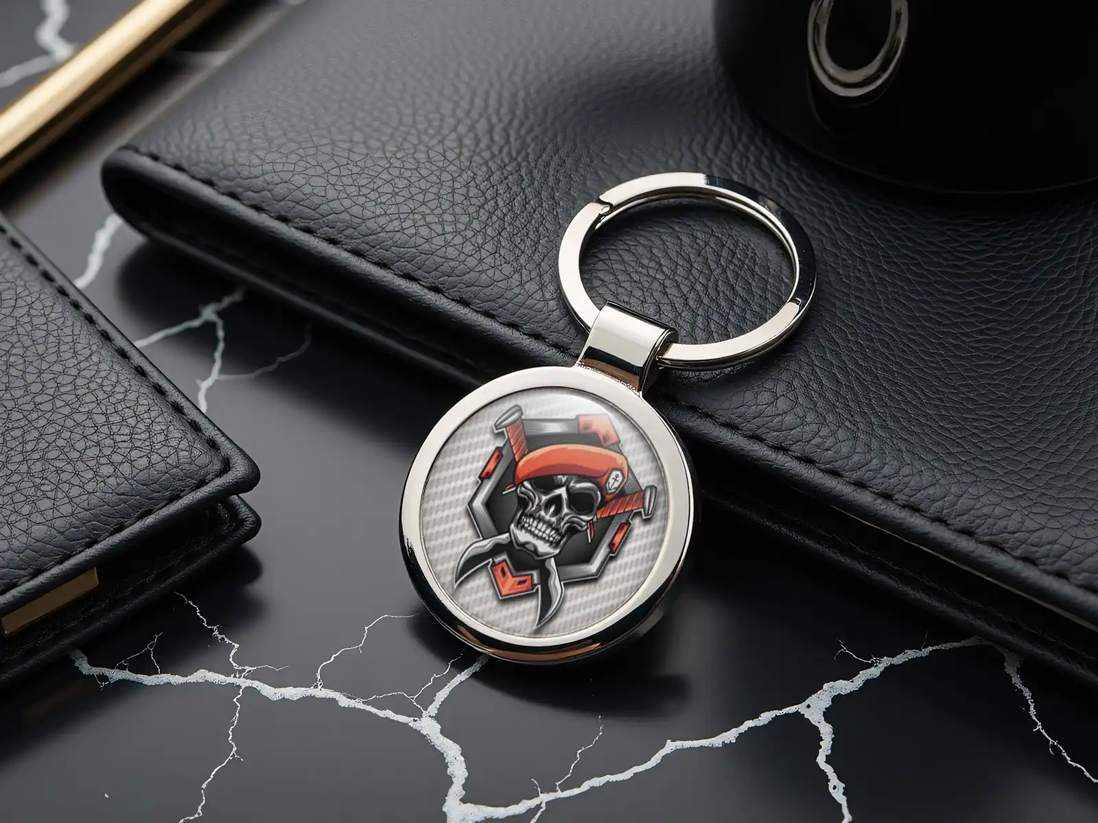 Dog Key Chain Cute Durable Metal Build